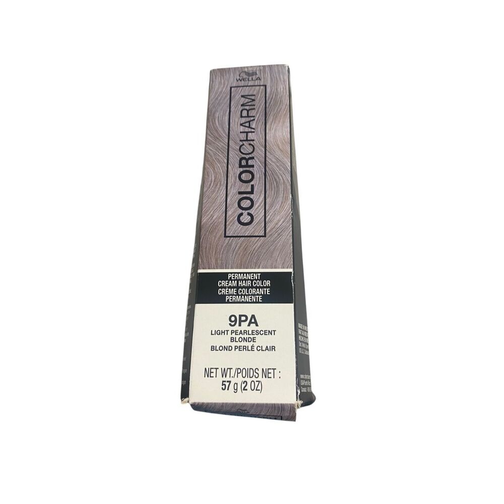Wella Color Charm Demi Permanent Hair Color 9PA Light Pearlescent Blonde 2oz New